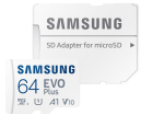 Atmiņas karte Samsung EVO Plus 64GB MicroSDXC (MB-MC64SA/EU