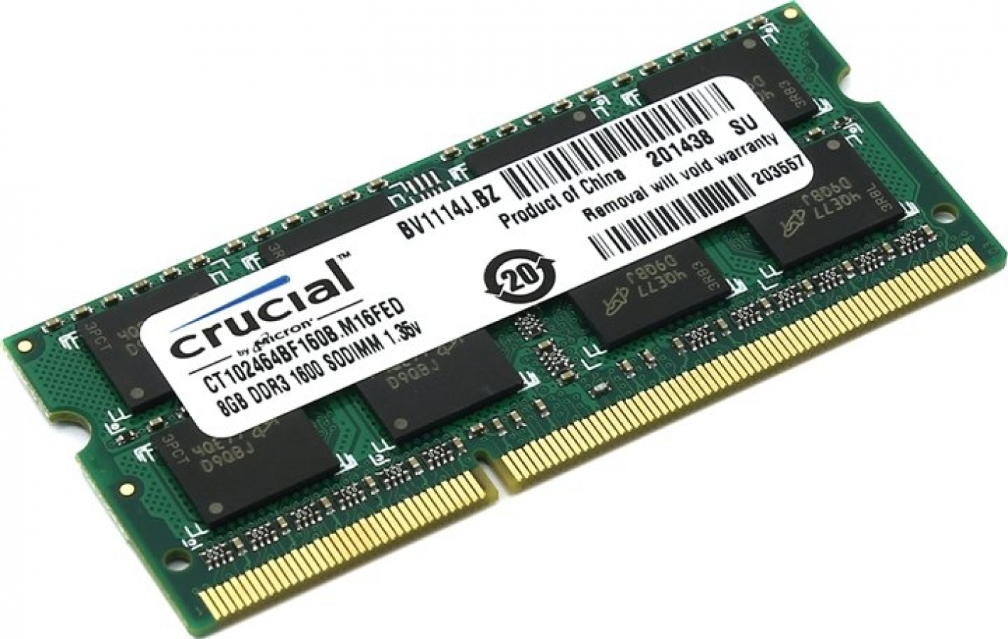 Memory Crucial CT102464BF160B - Memory | PC RAM - PC components ...