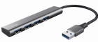 USB-концентратор Trust Halyx, 4 порта USB 3.2 Gen1 Hub (24947