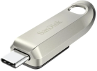 Flash memory SanDisk Ultra Luxe 128GB USB-C Silver (SDCZ75-128G-G46