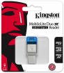 Karšu lasītājs Kingston Mobilite Duo 3C USB 3.1 + Type C (FCR-ML3C