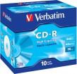 Матрицы CD-R Verbatim 800MB 1x-40x Extra Protection, 10 Pack Jewel (43428V
