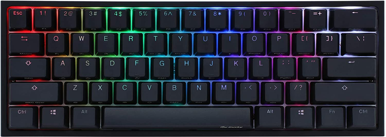 Klaviatūra Ducky One 2 Mini RGB Black MX-Speed Silver (DKON2061ST-PUSPDAZT1)
