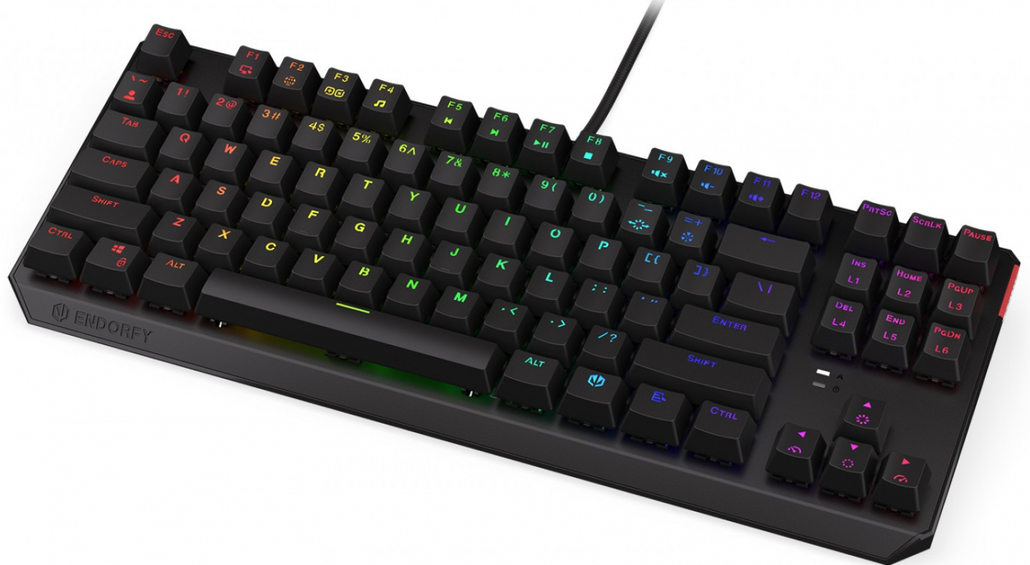 Клавиатура Endorfy Thock TKL Kailh Red RGB (EY5A003)