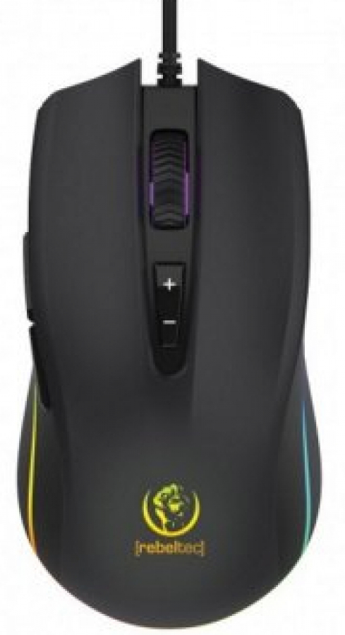 Computer mouse Rebeltec PREDATOR Black (RBLMYS00052)