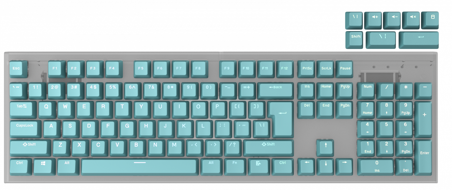 Keyboard Keys Genesis Lead 300 Mint (NAG-2008)