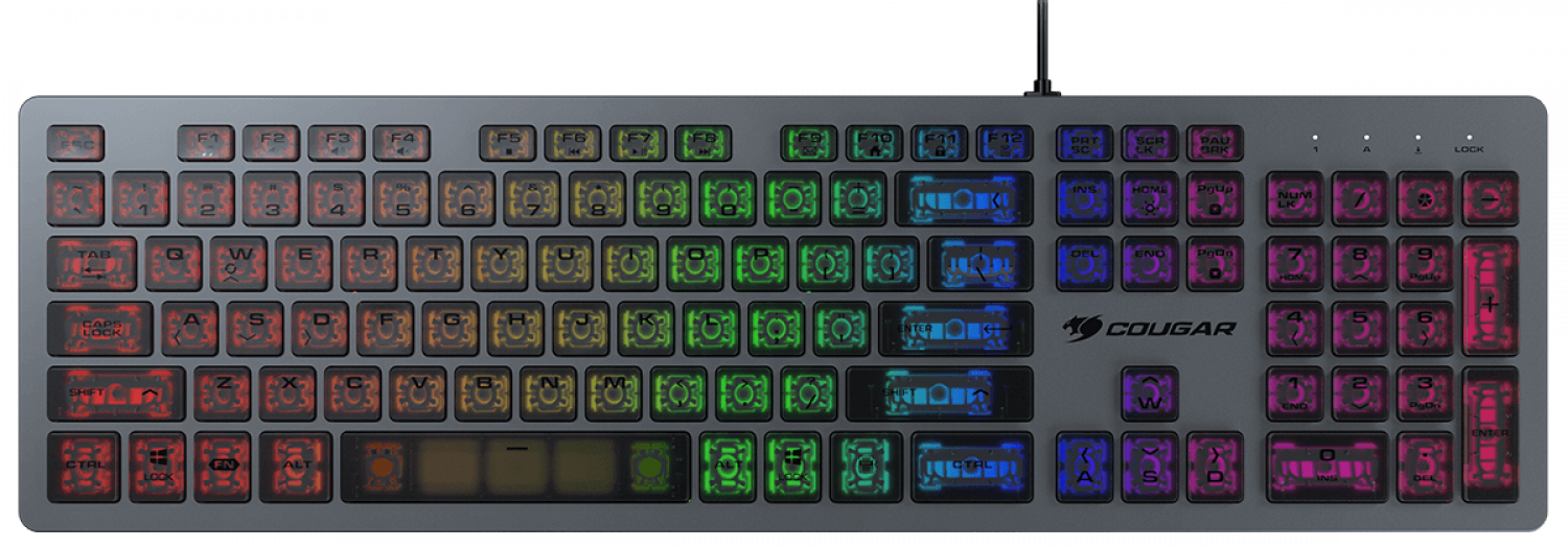 Keyboard Cougar Vantra AX Aluminum RGB Scissor-Switch (CGR-WRXMI-VAA)