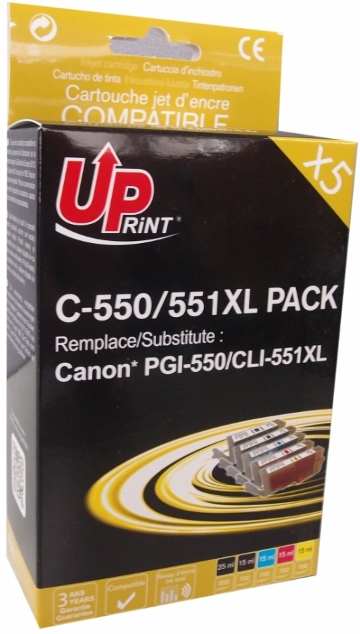 Ink cartridge UPrint Canon PGI-550/CLI-551 Multipack - Inkjet