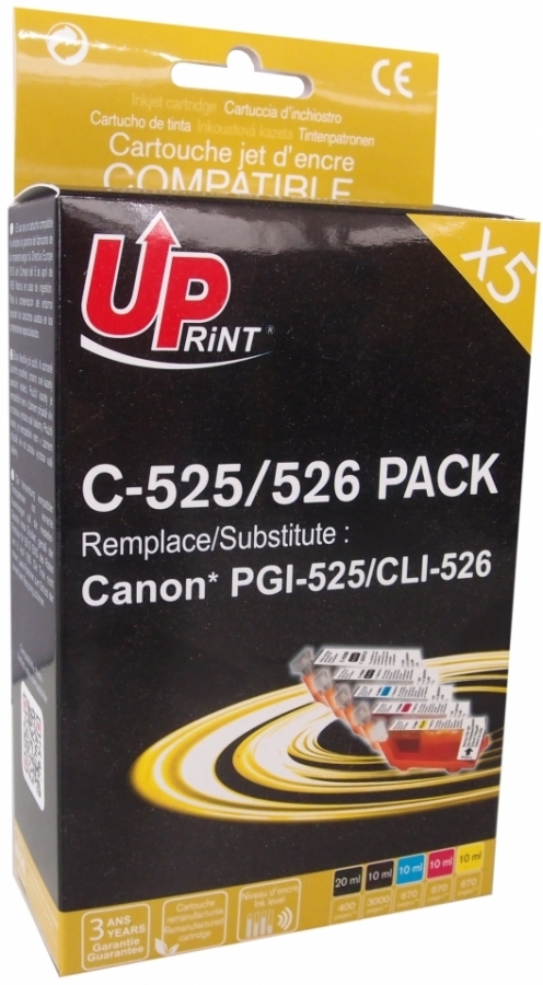 Ink cartridge UPrint Canon PGI-525/CLI-526 Multipack - Inkjet сartridges -  Office products