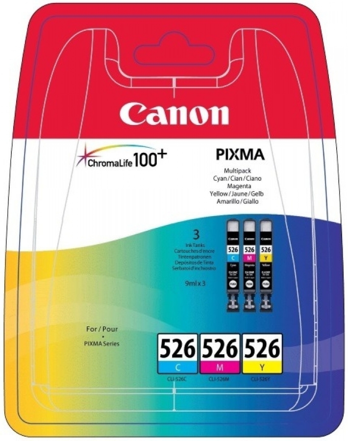 Multipack Office 526 products Data - cartridge Baltic | Kit - сartridges Inkjet Ink C/M/Y Canon