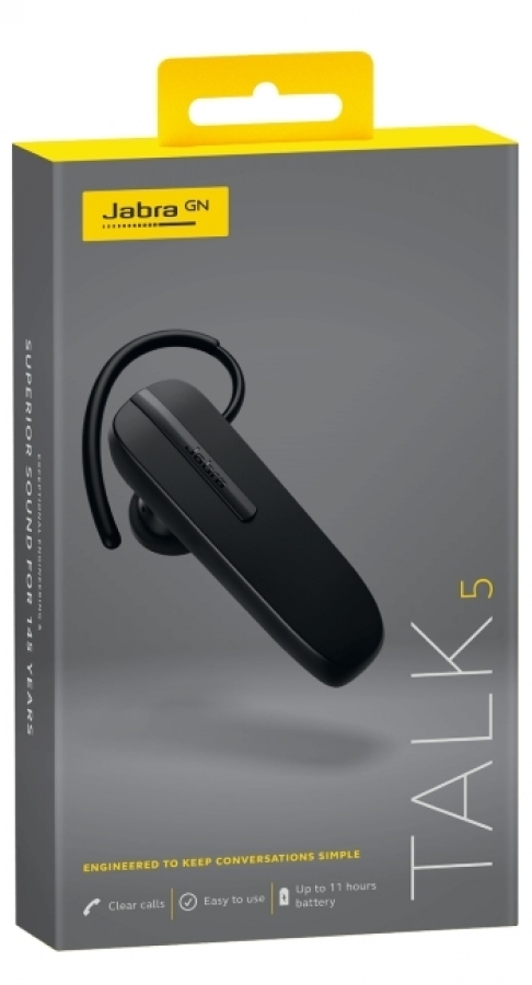 Jabra Talk 5 Bluetooth Black Handsfree headsets Telephones