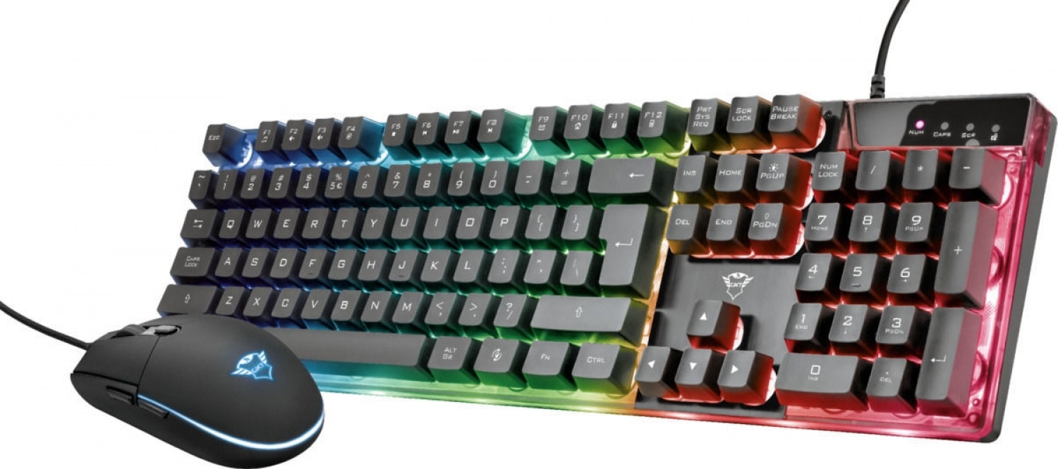 Keyboard Trust GXT 838 Azor Gaming Combo Black (23289)