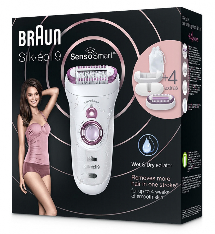 Lada houd er rekening mee dat Aanzetten Braun Silk-épil 9 SensoSmart 9/700 - Epilators, women shavers - Health and  beauty | Baltic Data