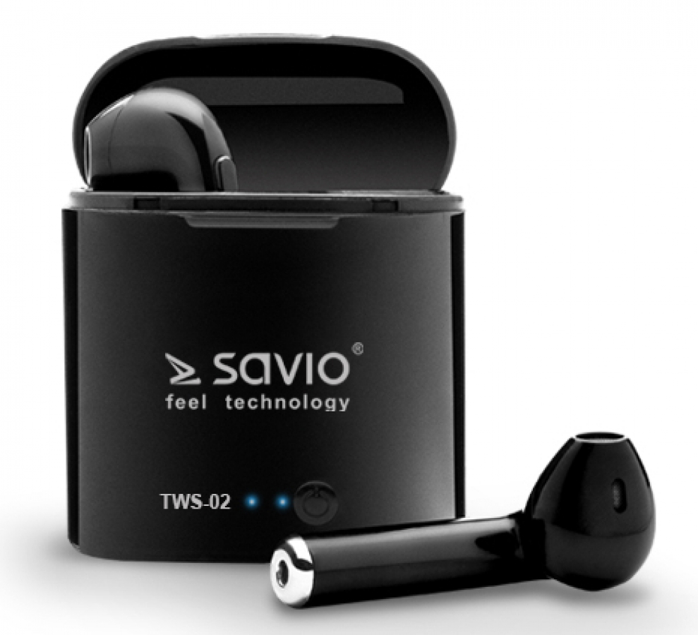 Wireless bluetooth earphones savio clearance