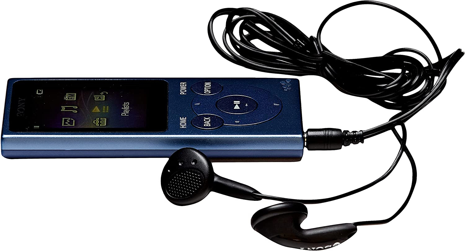 Sony Walkman NWE394L with FM radio 8GB Blue Mp3 and Mp4 players