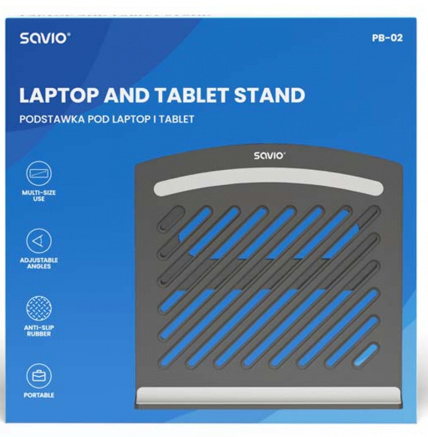 Savio Laptop and Tablet Stand - Other computer accessories - Computer  accessories