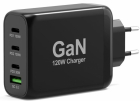 Charger Port Power Delivery and Quick Charge 120W GaN USB-C & USB-A Black (900107-EU