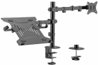 Monitor mount Gembird Adjustable Desk Mount with Monitor Arm and Notebook Tray (MA-DA-03