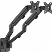 Monitora stiprinājums Gembird Adjustable Wall 2-display Mounting Arm 17”-27” (MA-WA2-01