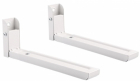 Universal wall mount Gembird Universal Heavy Duty Steel Wall Brackets 30 kg White (WM-U30-01-W