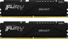 Operatīvā atmiņa Kingston FURY Beast 64GB Black (KF552C36BBEK2-64