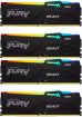 RAM Kingston FURY Beast RGB XMP 64GB Black (KF560C40BBAK4-64