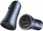 Charger Baseus Golden Contactor Pro Dual Quick Charger Car Charger USB + USB-C 40W (CCJD-0G