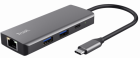 Dokstacija Trust Dalyx 6-in-1 USB-C Multi-Port (24968