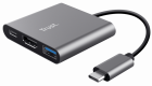 Dokstacija Trust Dalyx 3-in-1 Multiport USB-C Grey (23772
