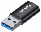 Adapter Baseus Ingenuity Series Mini OTG USB Type-C Male to USB-A Female Black (ZJJQ000101