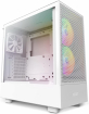 Computer case NZXT H5 Flow RGB White (CC-H51FW-R1