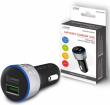 Charger  Savio Car Quick Charge Charger LED Diode Black (SA-06/B
