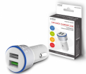 Charger  Savio Car Quick Charge Charger LED Diode White (SA-06/W
