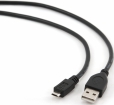 Kabelis Gembird USB Male - MicroUSB Male 2.0 0.3m Black (CCP-MUSB2-AMBM-0.3M
