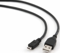 Cable Gembird USB Male - MicroUSB Male 0.5m Black (CCP-MUSB2-AMBM-0.5M