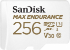 Memory card SanDisk MAX ENDURANCE microSDXC 256GB + SD Adapter (SDSQQVR-256G-GN6IA