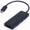 Hubs Gembird 4-port USB-C 4xUSB 3.1 (Gen 1) Black (UHB-CM-U3P4-02