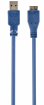 Cable Gembird USB Male - MicroUSB Male 3.0 0.5m Blue (CCP-MUSB3-AMBM-0.5M