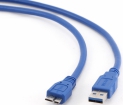 Cable Gembird USB Male - MicroUSB Male 3.0 3m Blue (CCP-MUSB3-AMBM-10