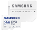 Atmiņas karte Samsung EVO Plus 256GB MicroSDXC (MB-MC256SA/EU