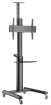 Monitora stiprinājums Gembird Aluminum TV Floor Stand  with Caster Wheels Black (TVS-70T-02