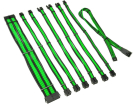 PSU kabeļu pagarinātāji Kolink Core Pro Braided Cable Extension Kit 12V-2x6 Type 1 - Venom Green (COREPRO-EK-12VT1-GRN
