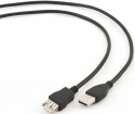 Cable Gembird USB Male - USB Female 3m Black (CCP-USB2-AMAF-10