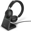 Austiņas Jabra Evovle2 65 Link380c MS Black (26599-999-889
