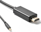 Kabelis Brackton USB Type-C Male - HDMI Male 4K 1m (UH-42-01.0