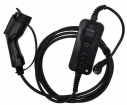 Elektroauto uzlādes kabelis HiSmart Mobile Charger 3.6kW Type 1 to Schuko 5m Black (EV200689