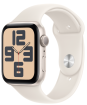 Viedpulkstenis Apple Watch SE 2024 GPS Starlight Sport Band - M/ L (MXEV3ET/A