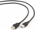 Cable Gembird USB Male - USB Female 1.8m Black (CCP-USB2-AMAF-6