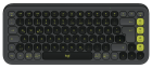 Klaviatūra Logitech POP ICON KEYS Graphite Green US (920-013071