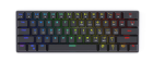 Klaviatūra Savio 60% Mechanical keyboard BLACKOUT BROWN Outemu (5901986047322